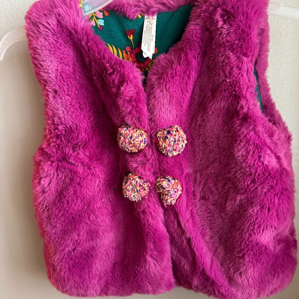 Matilda Jane pink vest, size 4